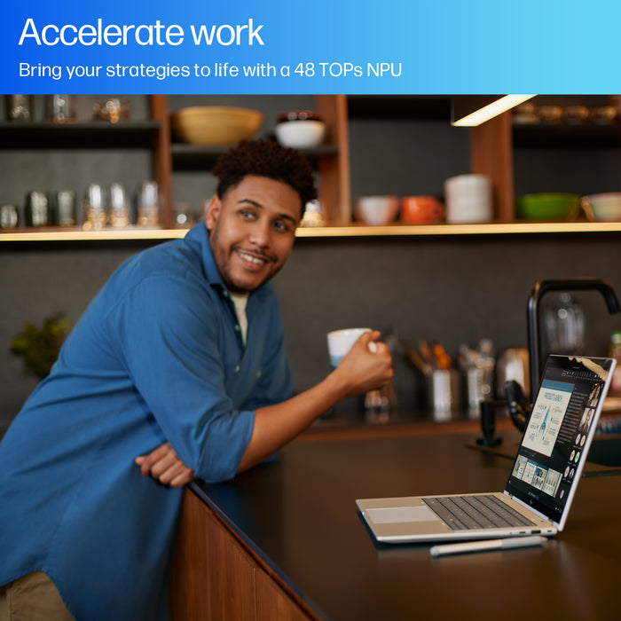 HP EliteBook X Flip G1i Next Gen AI PC Wolf Pro Security Edition, Intel Core Ultra 7, 35.6 cm (14"), 1920 x 1200 pixels, 32 GB, 1 TB, Windows 11 Pro