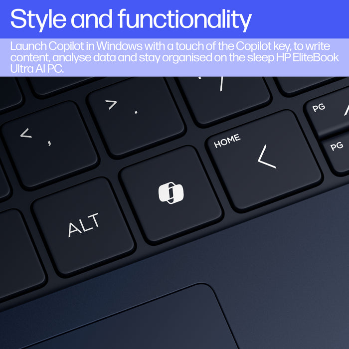 HP EliteBook Ultra G1q AI PC, Qualcomm Snapdragon, 35.6 cm (14"), 2240 x 1400 pixels, 16 GB, 512 GB, Windows 11 Pro
