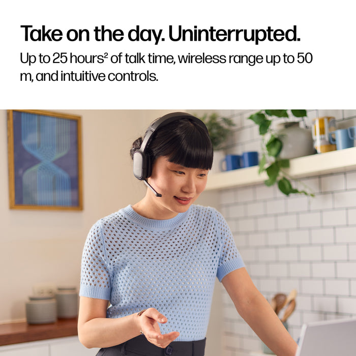 HP Poly Focus 625 Fold Stereo Bluetooth USB-C Headset, Wired & Wireless, Business/Everyday, 208 g, Headset, Black
