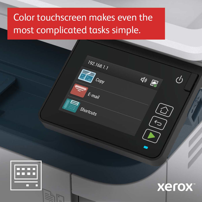 Xerox B315 A4 40ppm Wireless Duplex Copy/Print/Scan/Fax PS3 PCL5e/6 2 Trays 350 Sheets UK, Laser, Mono printing, 2400 x 2400 DPI, A4, Direct printing, Blue, White
