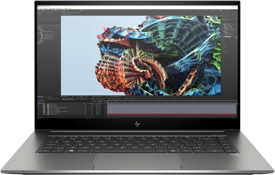 HP ZBook Studio 15.6 G8, Intel® Core™ i7, 39.6 cm (15.6"), 1920 x 1080 pixels, 16 GB, 512 GB, Windows 10 Pro