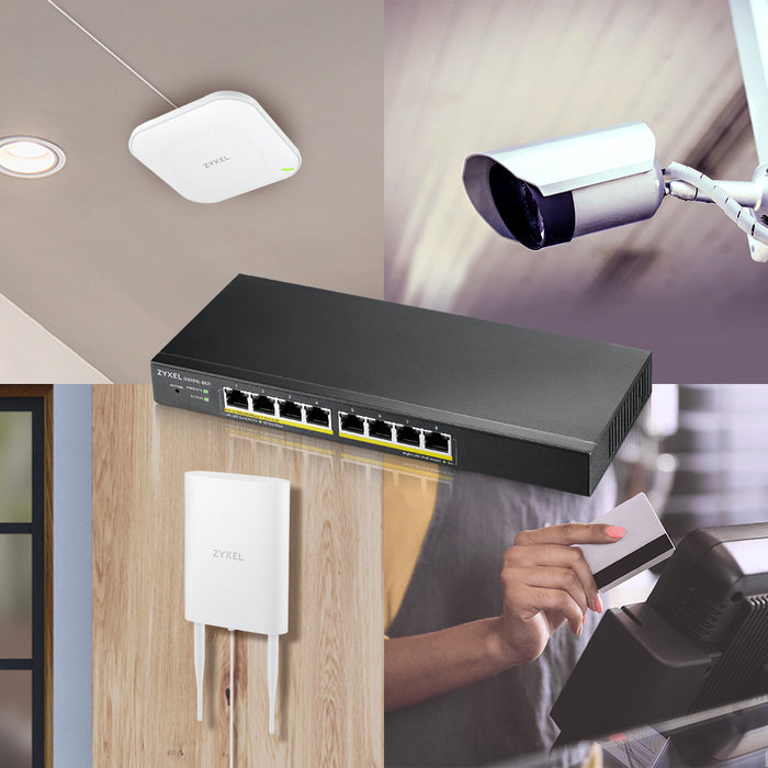 Zyxel GS1915-8EP, Managed, L2, Gigabit Ethernet (10/100/1000), Full duplex, Power over Ethernet (PoE)