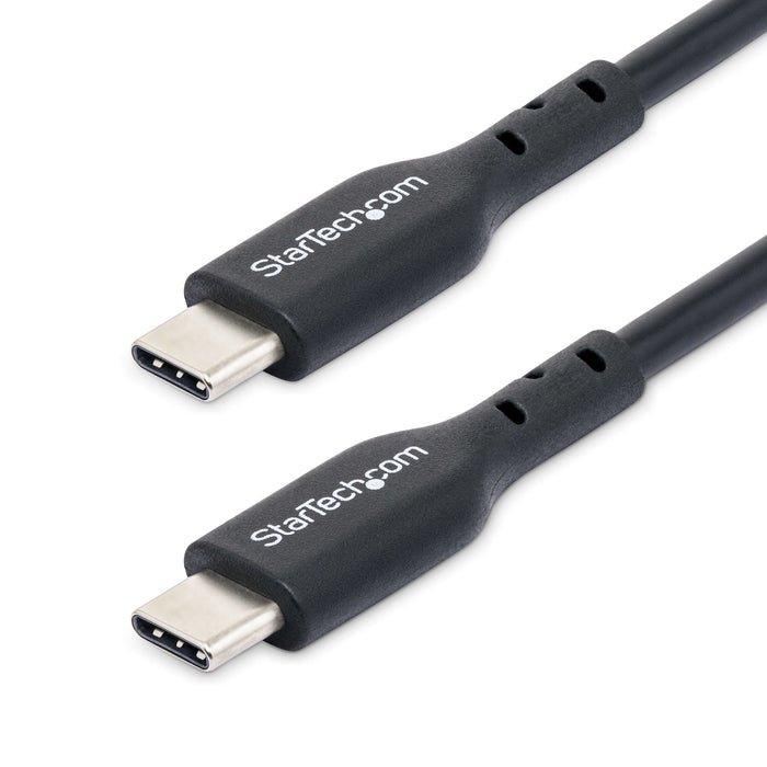StarTech.com 13ft (4m) USB-C Charging Cable, Charge & Sync, 60W (3A) PD, USB 2.0 Laptop Charger Cable, TPE Jacket - Black USB C Charging Cord, 4 m, USB C, USB B/USB C, USB 2.0, 0.48 Gbit/s, Black