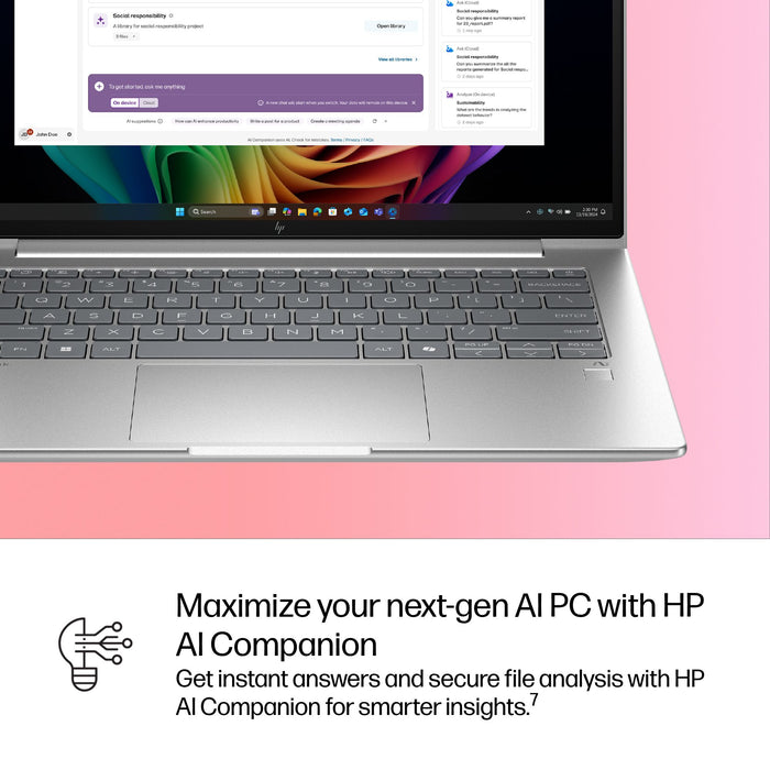 HP EliteBook 6 G1q Next Gen AI PC, Qualcomm Snapdragon, 35.6 cm (14"), 1920 x 1200 pixels, 16 GB, 512 GB, Windows 11 Pro