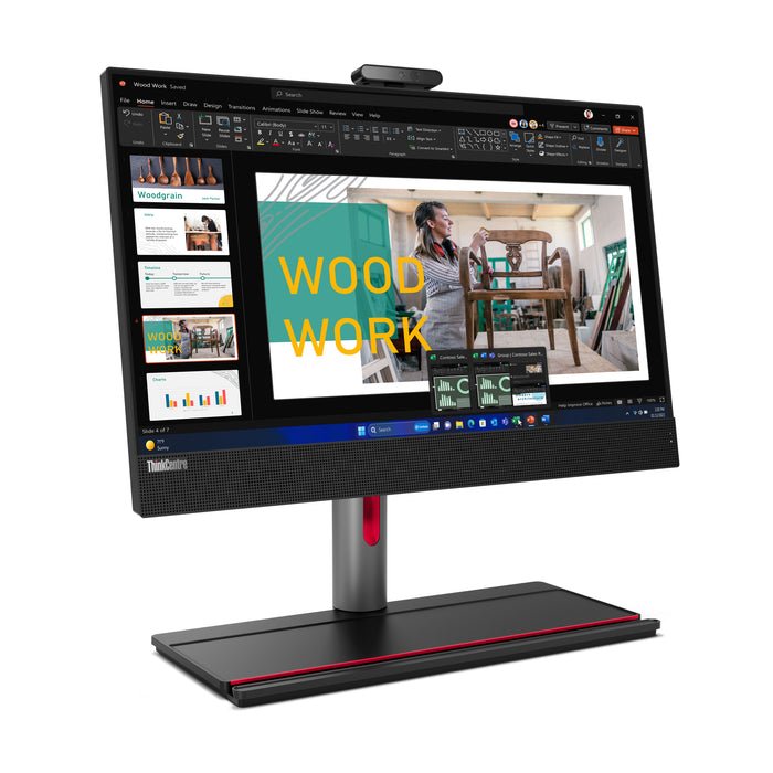 Lenovo ThinkCentre M90a, 60.5 cm (23.8"), Full HD, Intel® Core™ i5, 16 GB, 512 GB, Windows 11 Pro