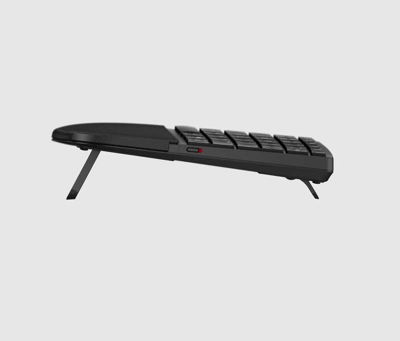 HP 680 Comfort Dual-Mode Keyboard, Full-size (100%), Wireless, RF Wireless + Bluetooth, Plunger key switch, Black