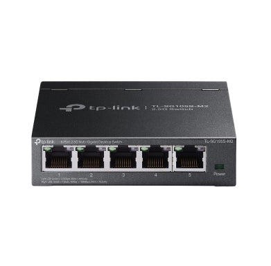 TP-Link TL-SG105S-M2, Managed, 2.5G Ethernet (100/1000/2500), Wall mountable
