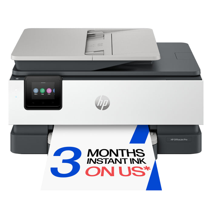 HP OfficeJet Pro 8125e Wireless All-in-One Color Printer, Instant Ink; Two-sided printing, Thermal inkjet, Colour printing, 4800 x 1200 DPI, A4, Direct printing, Blue