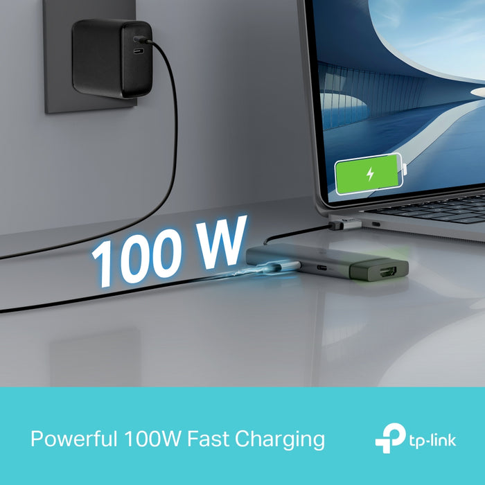 TP-Link UH5020C, USB Type-C, HDMI, USB 3.2 Gen 1 (3.1 Gen 1) Type-A, USB Type-C, 5000 Mbit/s, 60 Hz, 2160p, 4096 x 2160 pixels