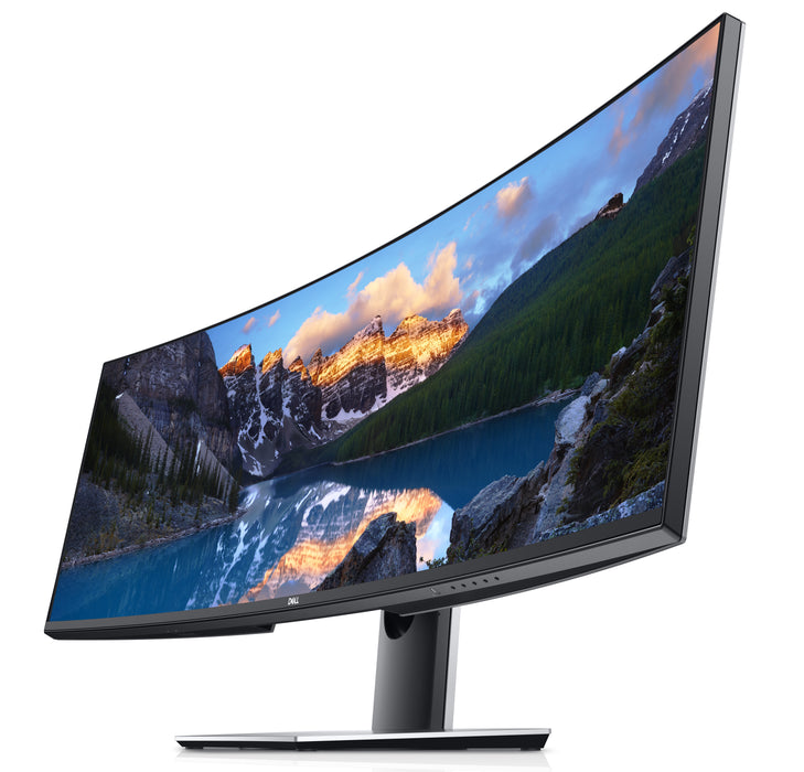 DELL UltraSharp U4919DW, 124.5 cm (49"), 5120 x 1440 pixels, UltraWide Dual Quad HD, LCD, 8 ms, Black, Silver