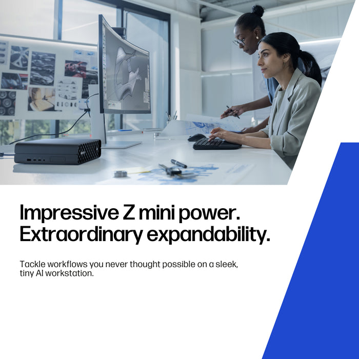 HP Z2 Mini G1i, Intel Core Ultra 9, 285K, 64 GB, DDR5-SDRAM, 1 TB, Windows 11 Pro