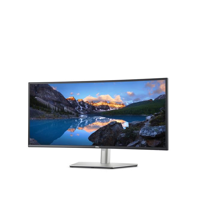 DELL UltraSharp U3423WE, 86.7 cm (34.1"), 3440 x 1440 pixels, UltraWide Quad HD, LCD, 8 ms, Silver