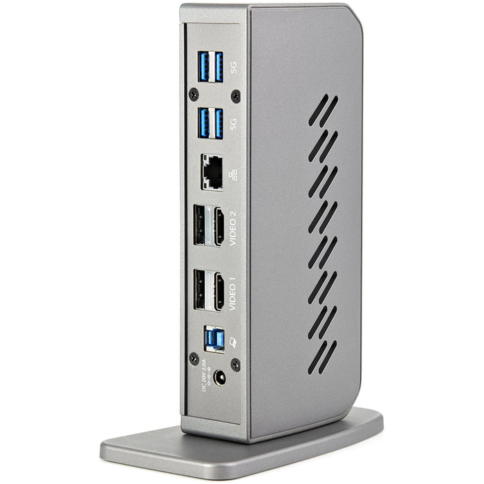 StarTech USB-C USB-A Dock - Hybrid Universal USB 3.0 Docking Station for USB-C or USB-A Laptop - Dual Monitor 4K 60Hz HDMI/DisplayPort - 6x USB-A, GbE - USB 3.1 Gen 1 - Windows/Mac (DK30A2DHUUE)