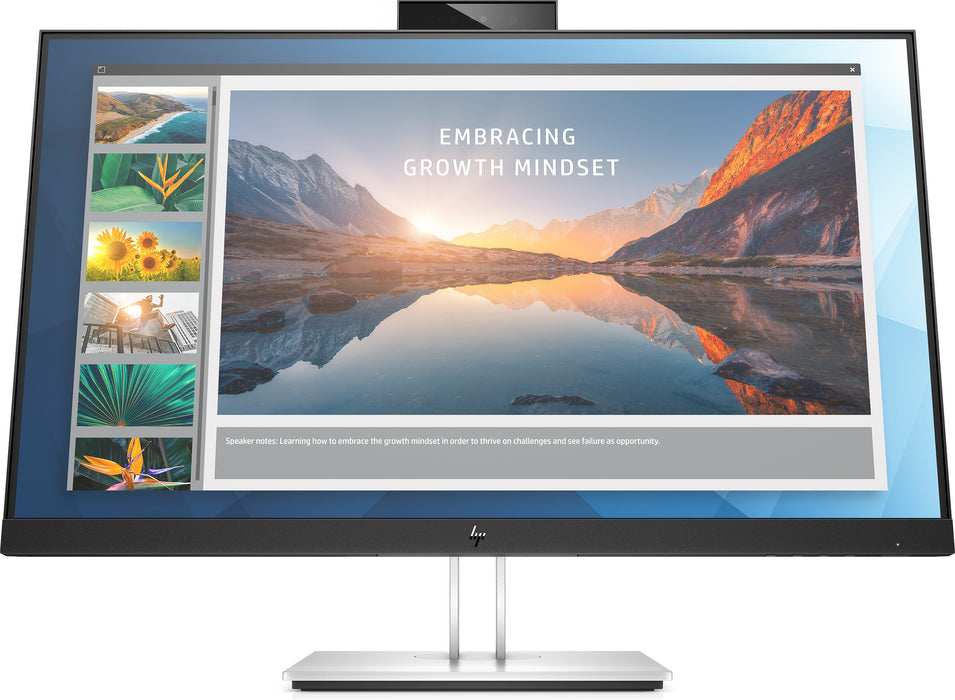 HP E24d G4 FHD USB-C Docking Monitor, 60.5 cm (23.8"), 1920 x 1080 pixels, Full HD, LED, 5 ms, Black, Silver