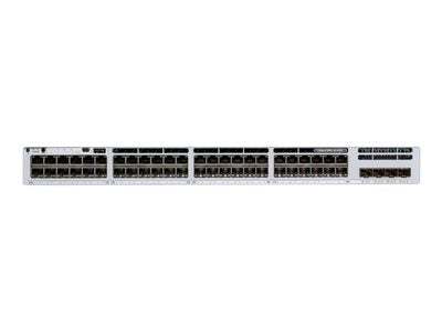 Cisco Meraki Catalyst 9300L-48P-4X - Switch - L3 - Managed - 48 x 10/100/1000 (PoE+) + 4 x 1/10 Gigabit (uplink) - rack-mountable - PoE+ (505 W) - AC