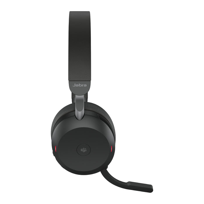 Jabra Evolve2 75 - USB-C MS Teams - Black, Wireless, Office/Call center, 20 - 20000 Hz, 197 g, Headset, Black