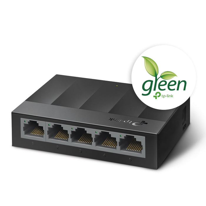 TP-Link LS1005G, Unmanaged, Gigabit Ethernet (10/100/1000), Wall mountable