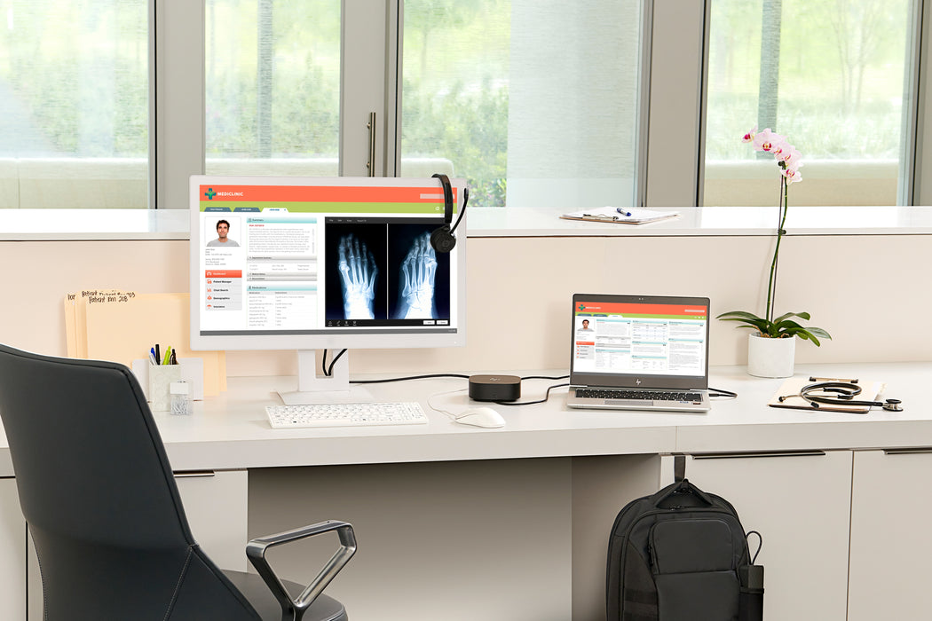 HP Healthcare Edition HC271p, 68.6 cm (27"), 2560 x 1440 pixels, Quad HD, LED, 12 ms, White