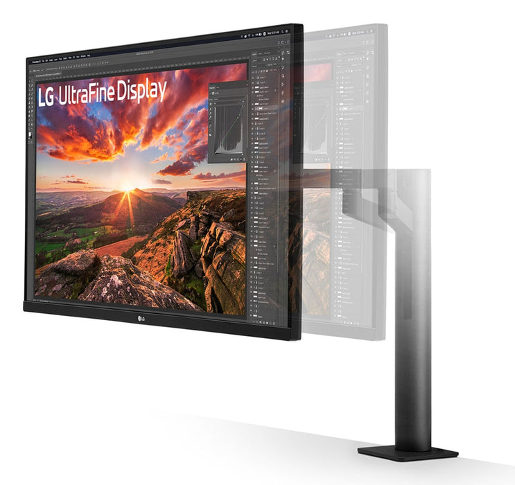 LG 32UN880K-B.AEK, 80 cm (31.5"), 3840 x 2160 pixels, 4K Ultra HD, LCD, 5 ms, Black
