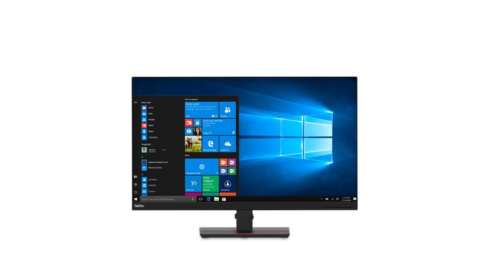 Lenovo ThinkVision T32h-20, 81.3 cm (32"), 2560 x 1440 pixels, Quad HD, LED, 6 ms, Black