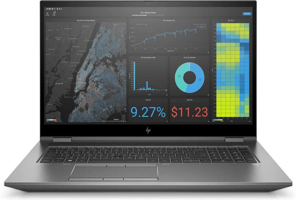 HP ZBook Fury 17 G7, Intel® Core™ i7, 2.6 GHz, 43.9 cm (17.3"), 1920 x 1080 pixels, 32 GB, 512 GB