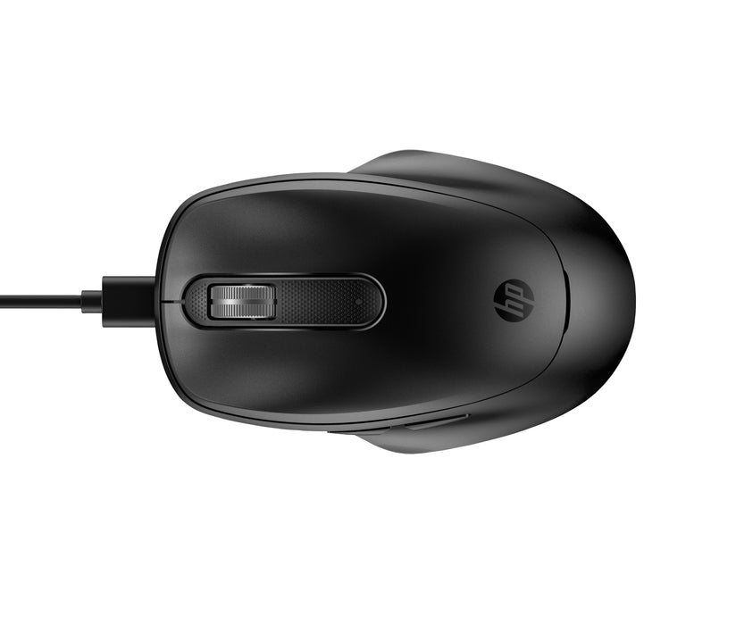 HP 725 Multi-Device Rechargeable Wireless Keyboard and Mouse Combo, Black, Mouse included
