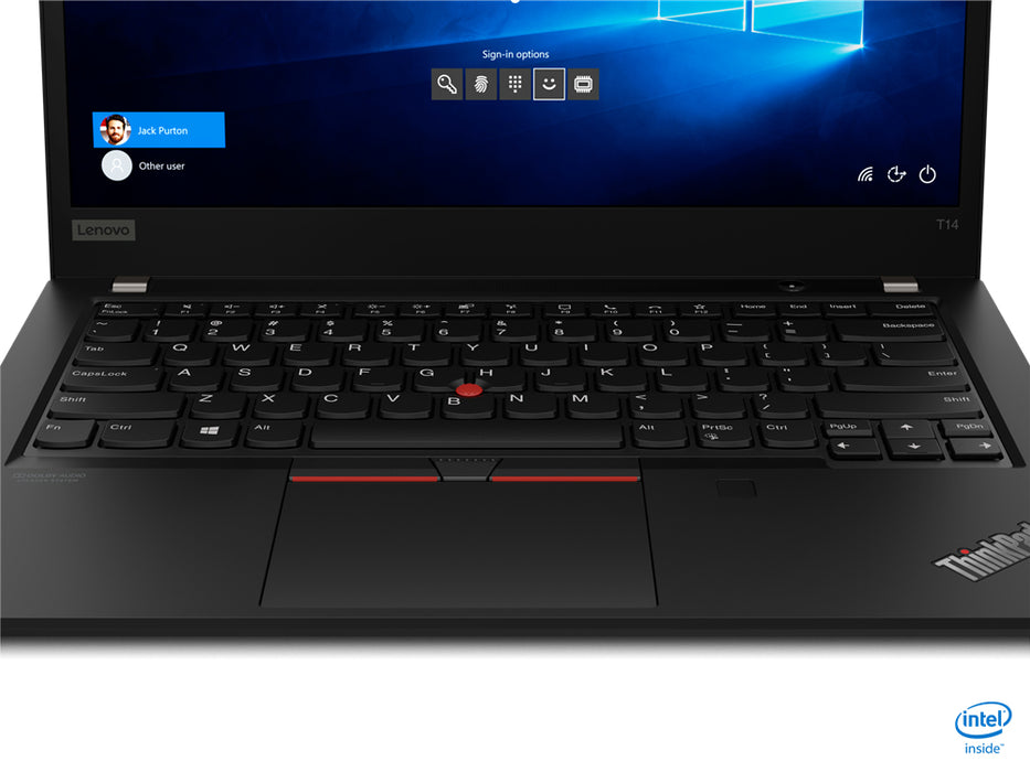 Lenovo ThinkPad T14 Gen 1 (Intel), Intel® Core™ i7, 1.8 GHz, 35.6 cm (14"), 1920 x 1080 pixels, 16 GB, 512 GB