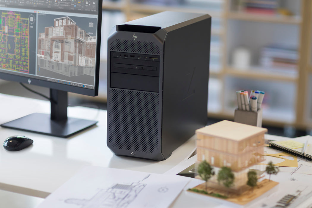HP Z4 G4, 3.6 GHz, Intel Xeon W, 16 GB, 512 GB, DVD-RW, Windows 10 Pro