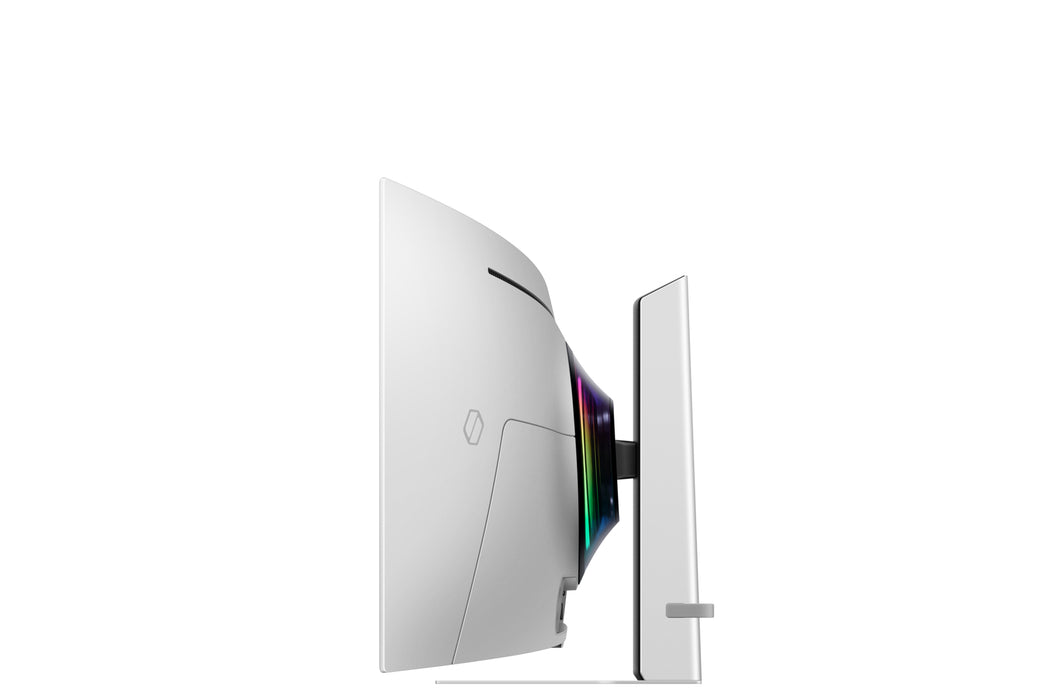 Samsung 49" Odyssey OLED G93SD DQHD, 240Hz Gaming Monitor, 124.5 cm (49"), 5120 x 1440 pixels, Dual QHD, OLED, 0.03 ms, Silver