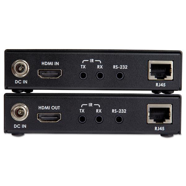 StarTech.com HDMI over CAT6 Extender - 4K 60Hz - 330 ft. (100 m) - TAA, 3840 x 2160 pixels, AV transmitter & receiver, 140 m, Wired, Black, HDCP