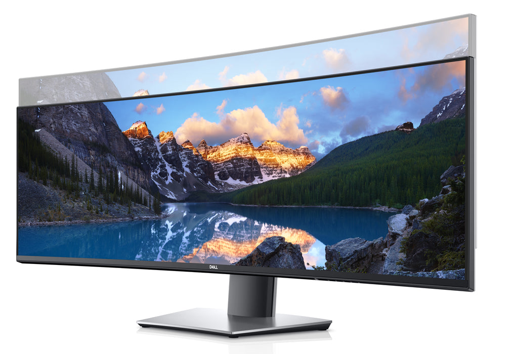 DELL UltraSharp U4919DW, 124.5 cm (49"), 5120 x 1440 pixels, UltraWide Dual Quad HD, LCD, 8 ms, Black, Silver