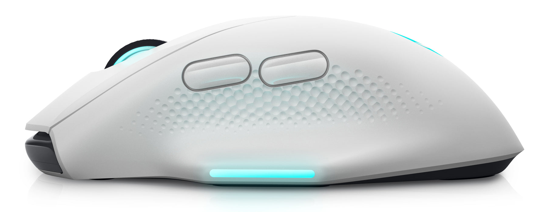 Alienware AW620M, Right-hand, Optical, RF Wireless + USB Type-C, 26000 DPI, White