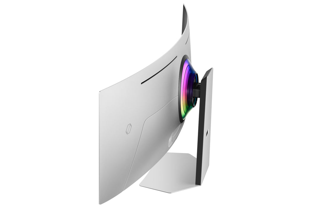 Samsung 49" Odyssey OLED G95SD DQHD, 240Hz Smart Gaming Monitor, 124.5 cm (49"), 5120 x 1440 pixels, Dual QHD, OLED, 0.03 ms, Silver