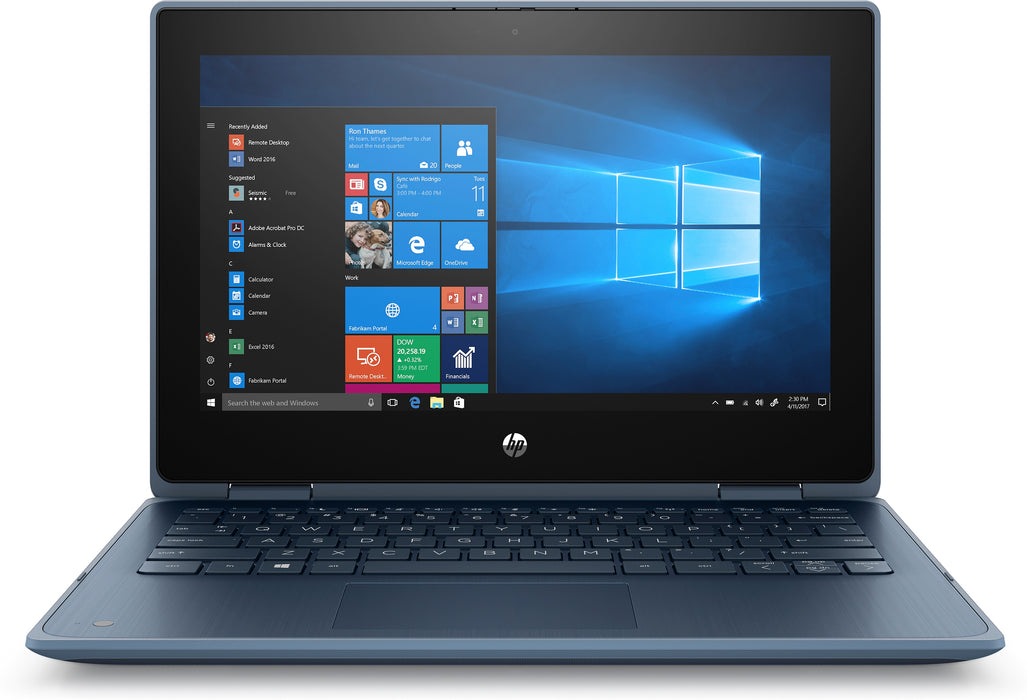 HP ProBook x360 11 G5 EE, Intel® Celeron®, 1.1 GHz, 29.5 cm (11.6"), 1366 x 768 pixels, 4 GB, 128 GB