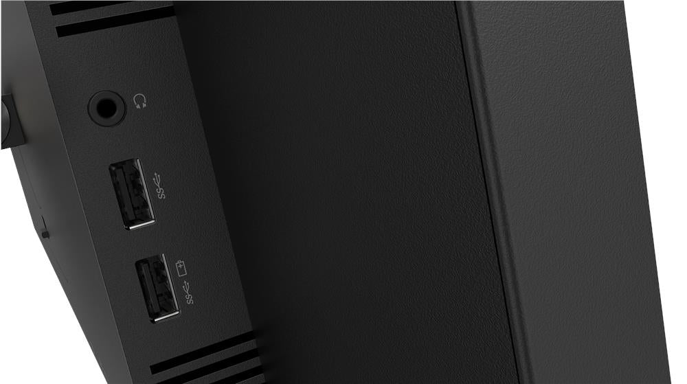 Lenovo ThinkVision T24h-20, 60.5 cm (23.8"), 2560 x 1440 pixels, Quad HD, LED, 6 ms, Black