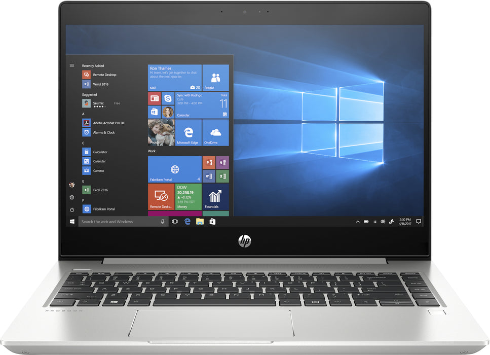 HP ProBook 445R G6, AMD Ryzen™ 5, 2.1 GHz, 35.6 cm (14"), 1366 x 768 pixels, 8 GB, 256 GB