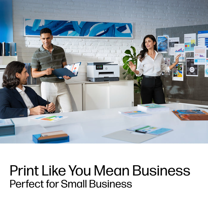HP OfficeJet Pro 9135 Wireless All-in-One Color Printer, Two-sided printing; Copier, Scanner, Thermal inkjet, Colour printing, 4800 x 1200 DPI, A4, Direct printing, Grey