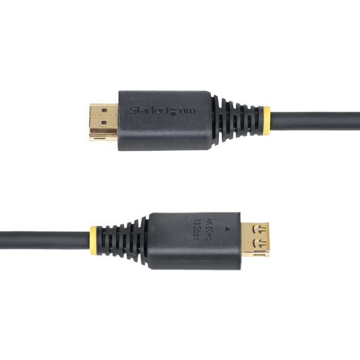 StarTech 2m (6ft) High Speed HDMI Cable with Gripping Connectors, 4K 60Hz/1440p 144Hz, 18Gbps, UHD HDMI Cord, TPE Jacket
