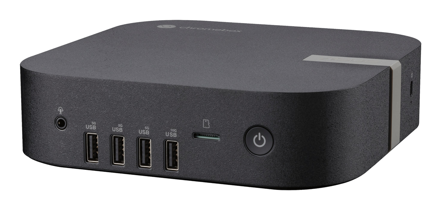 ASUS Chromebox CHROMEBOX6-S5007UN, Intel Core 5, 120U, 8 GB, DDR5-SDRAM, 128 GB, ChromeOS