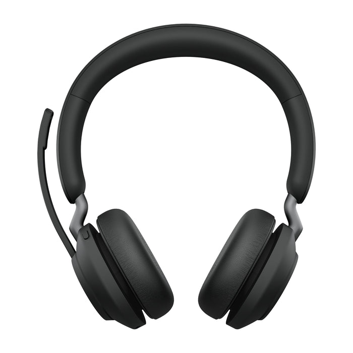 Jabra Evolve2 65 USB-A Black MS Stereo, Wireless, Office/Call center, 20 - 20000 Hz, 176.4 g, Headset, Black