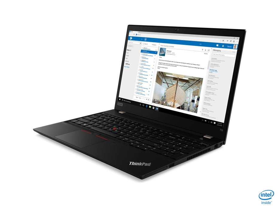 Lenovo ThinkPad T15, Intel® Core™ i7, 1.8 GHz, 39.6 cm (15.6"), 1920 x 1080 pixels, 16 GB, 512 GB