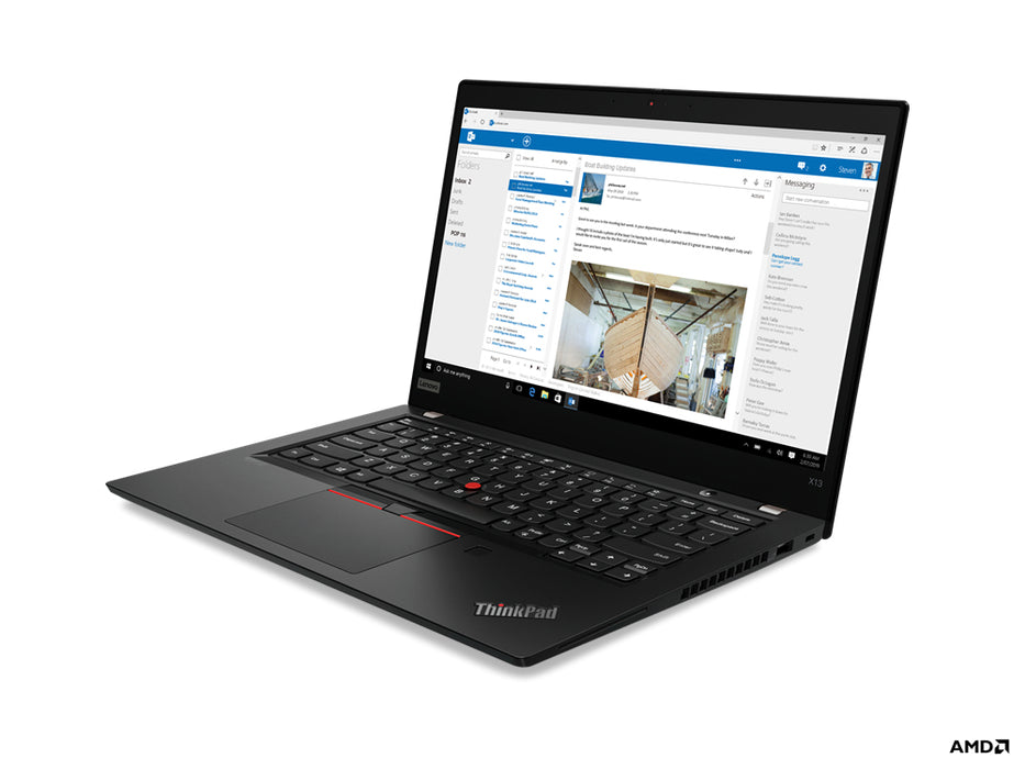 Lenovo ThinkPad X13, AMD Ryzen™ 5 PRO, 2.1 GHz, 33.8 cm (13.3"), 1920 x 1080 pixels, 8 GB, 256 GB