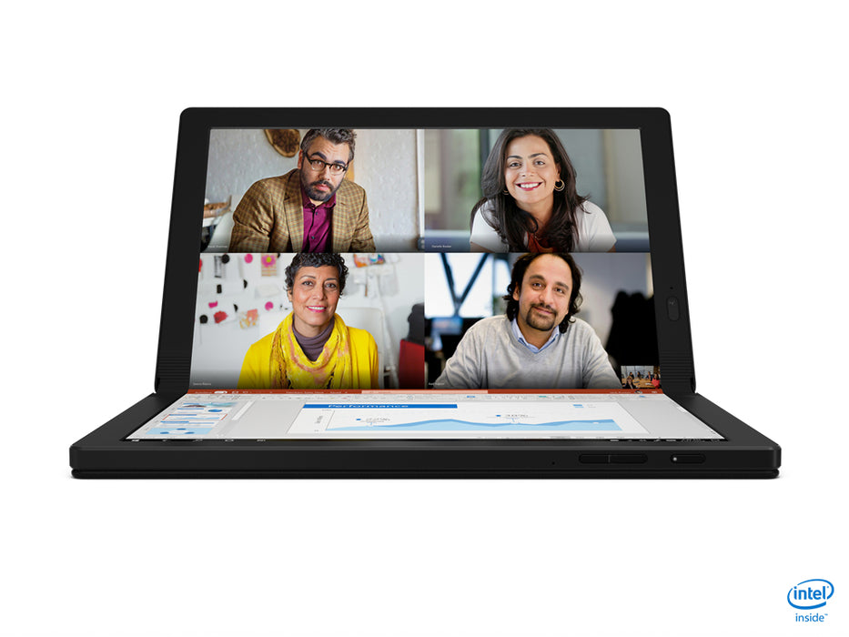 Lenovo ThinkPad X1 Fold Gen 1, Intel Core with Intel Hybrid Technology, 1.4 GHz, 33.8 cm (13.3"), 2048 x 1536 pixels, 8 GB, 512 GB