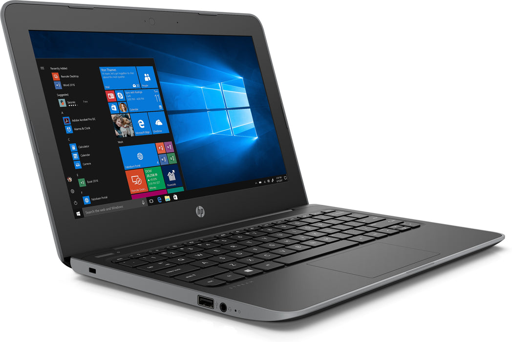 HP Stream 11 Pro G5, Intel® Celeron®, 1.1 GHz, 29.5 cm (11.6"), 1366 x 768 pixels, 4 GB, 64 GB