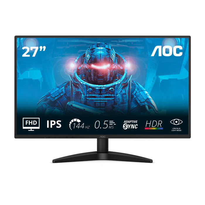 AOC B3 27B36X, 68.6 cm (27"), 1920 x 1080 pixels, Full HD, LED, 4 ms, Black