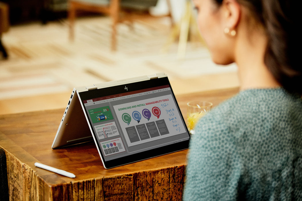 HP EliteBook x360 830 G6, Intel® Core™ i5, 1.6 GHz, 33.8 cm (13.3"), 1920 x 1080 pixels, 8 GB, 512 GB