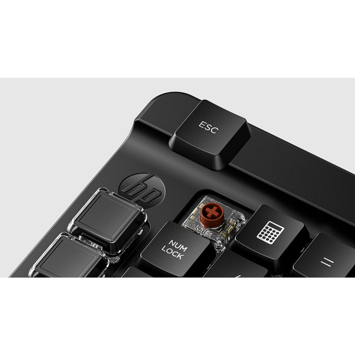 HP 430 Programmable Wireless Keypad, Wireless, Bluetooth, Black