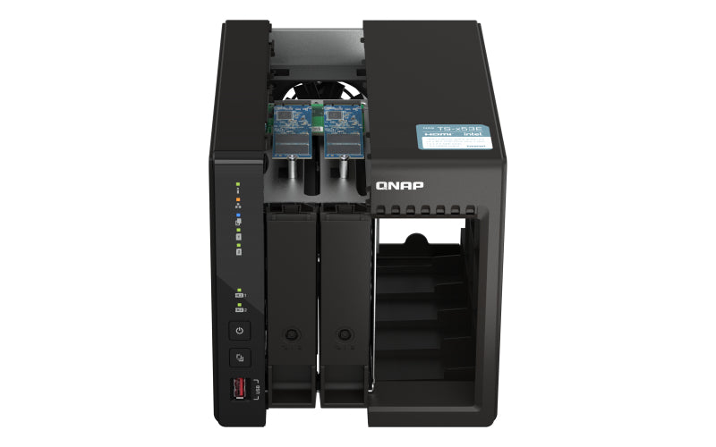 QNAP TS-253E, NAS, Tower, Intel® Celeron®, J6412, 8 GB, 0 TB