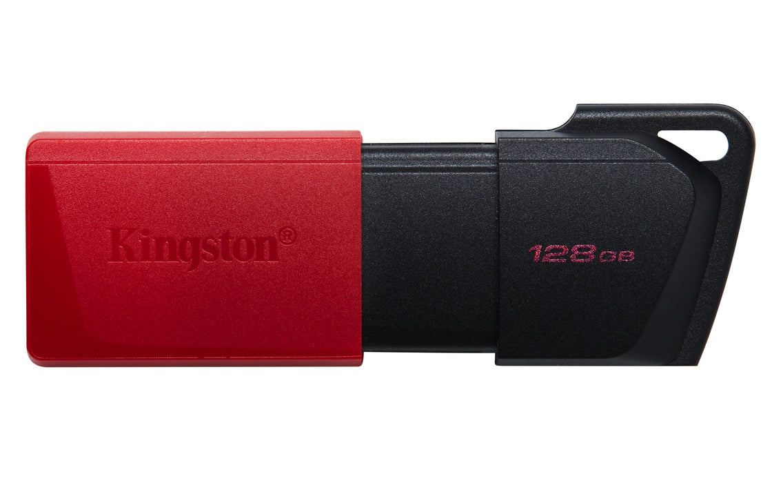 Kingston Technology DataTraveler 128GB USB3.2 Gen1 Exodia M (Black + Red), 128 GB, USB Type-A, 3.2 Gen 1 (3.1 Gen 1), Slide, 10 g, Black, Red