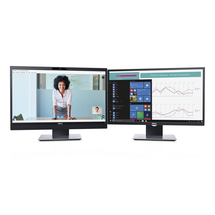 DELL 24 Monitor for Video Conferencing: P2418HZM, 61 cm (24"), 1920 x 1080 pixels, Full HD, LCD, 6 ms, Black